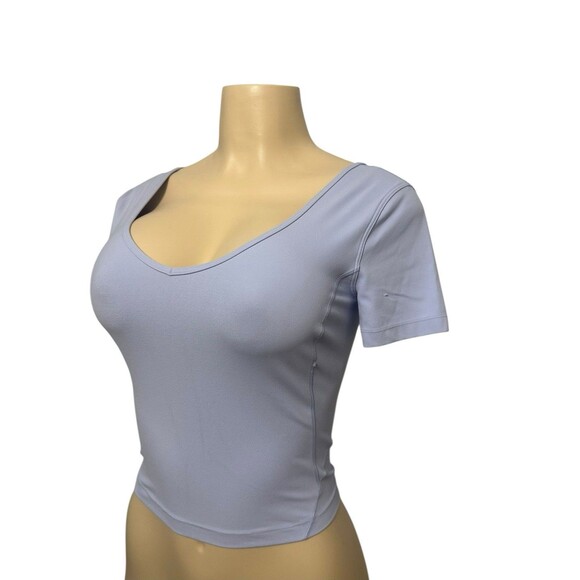 Lululemon Women's Align Short Sleeve T-Shirt Size 4 Black - Picture 3 of 11